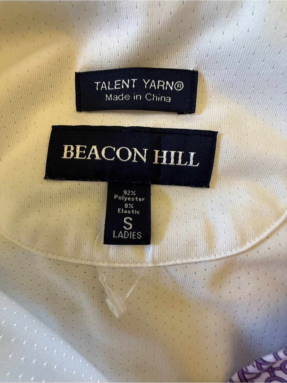 R.J. Classics Beacon Hill White Long Sleeve Equestrian Show Shirt - Size Small - Picture 7 of 10